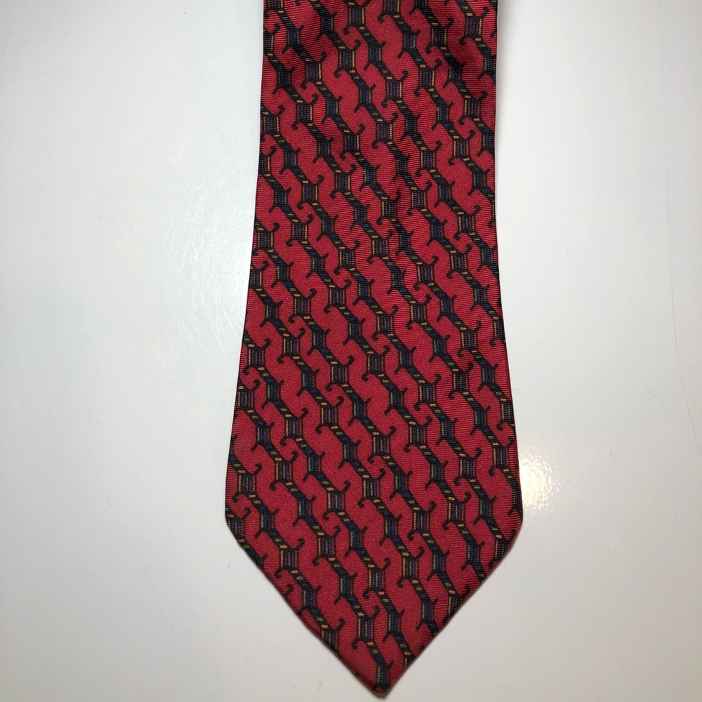 Hardy Amies 100%Silk Tie Made in London 58”L 3.5”W